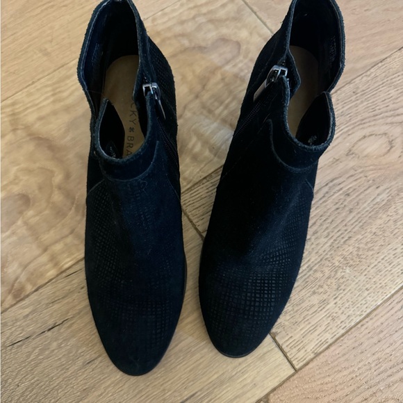 Lucky brand suede booties - Picture 2 of 5